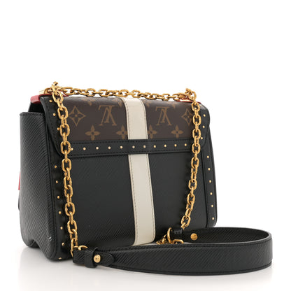 Louis Vuitton Epi Monogram Complice Trunks and Bags Twist Shoulder Bag MM Black 3 of 15