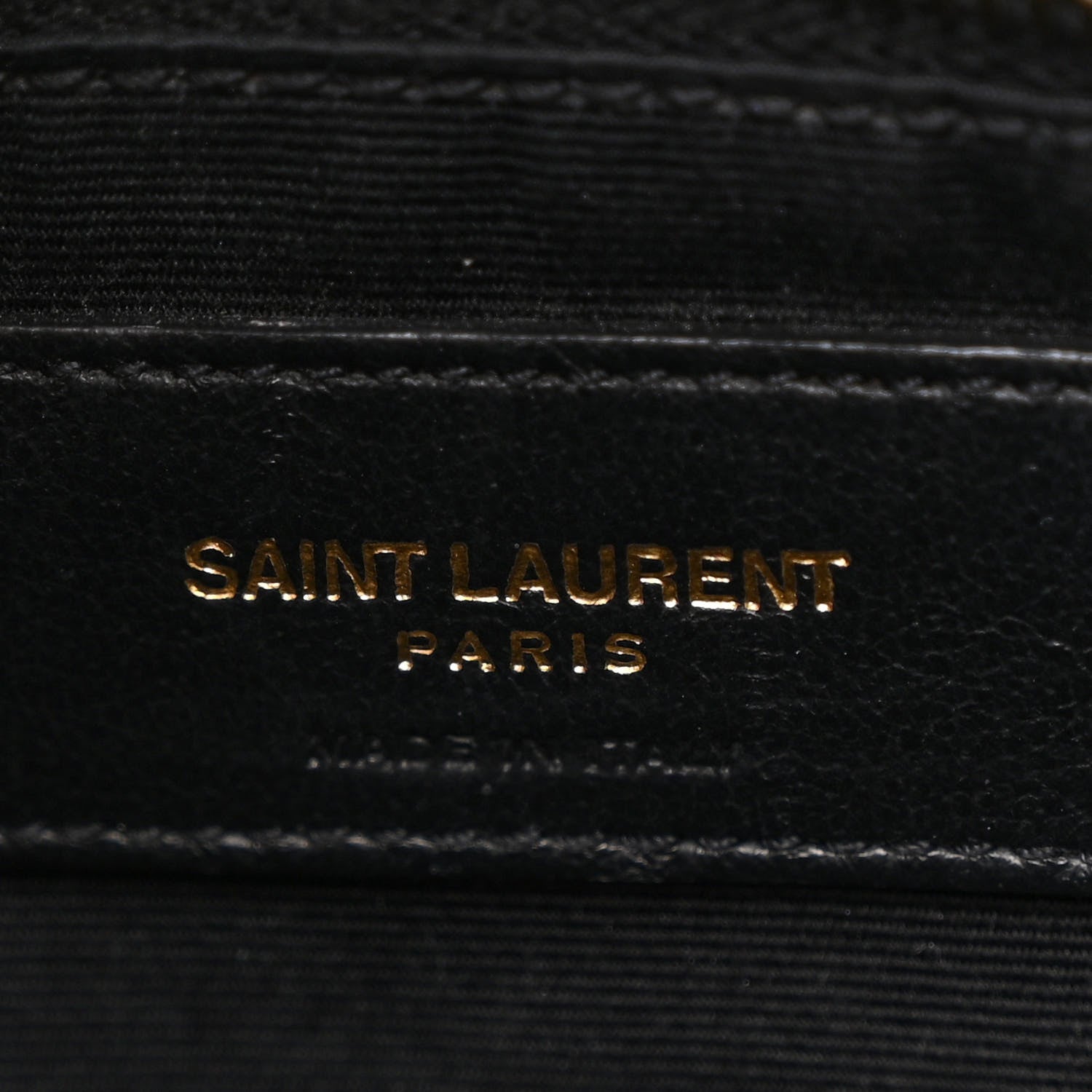 Saint Laurent Lambskin Quilted Small Loulou Puffer Monogram Chain Satchel Crema Soft 6 of 12