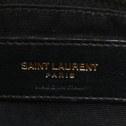 Saint Laurent Lambskin Quilted Small Loulou Puffer Monogram Chain Satchel Crema Soft 6 of 12