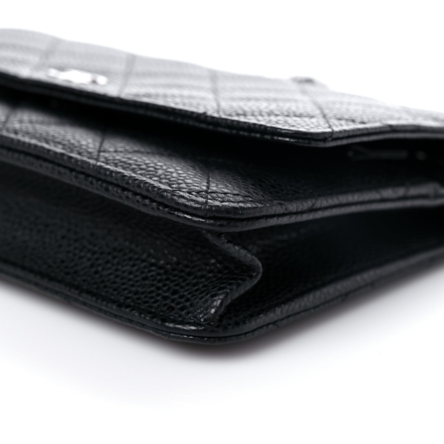 Chanel Caviar Quilted Wallet On Chain WOC Black 10 of 13