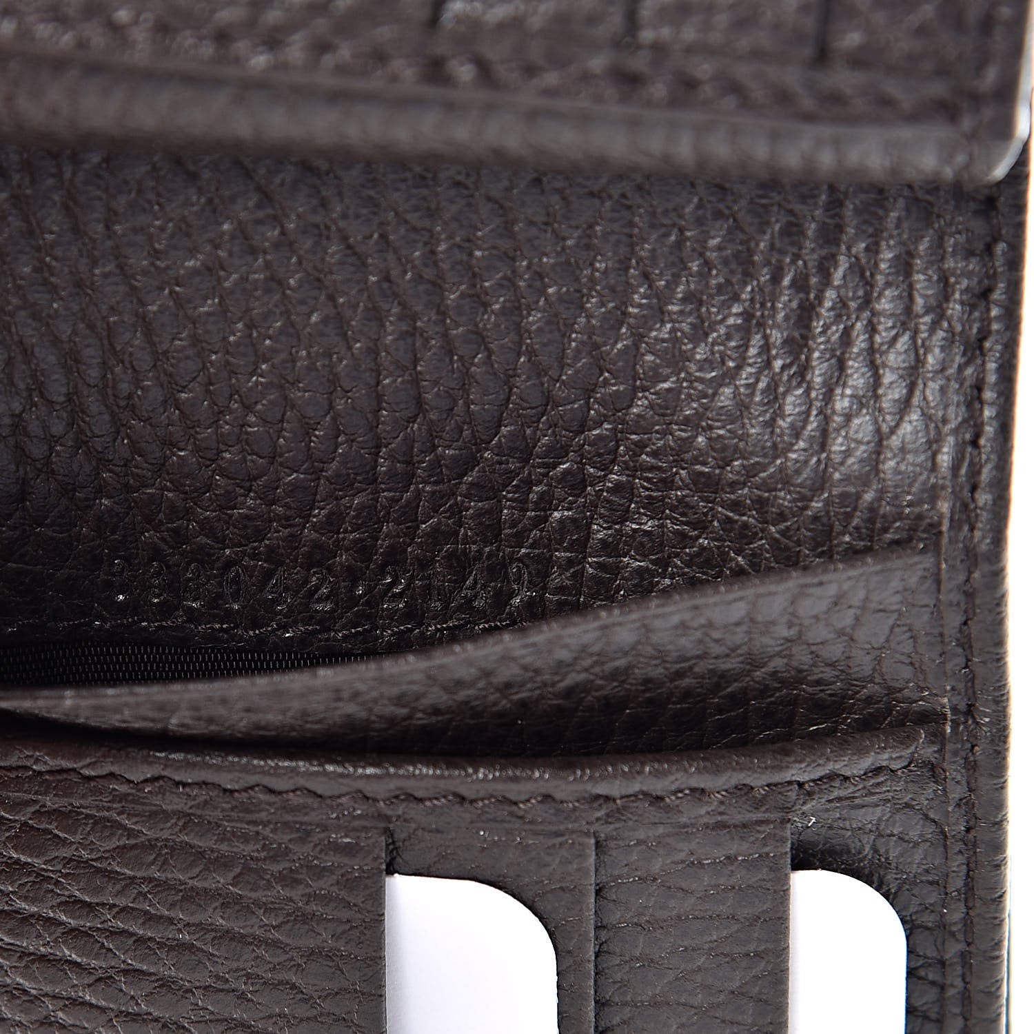 Gucci Monogram Bi-Fold Wallet Dark Brown 7 of 8
