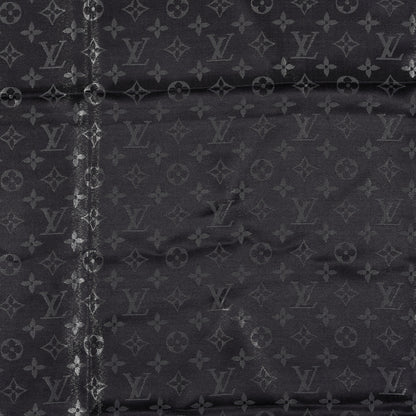 Louis Vuitton Silk Lurex Wool Monogram Shine Shawl Black 3 of 4