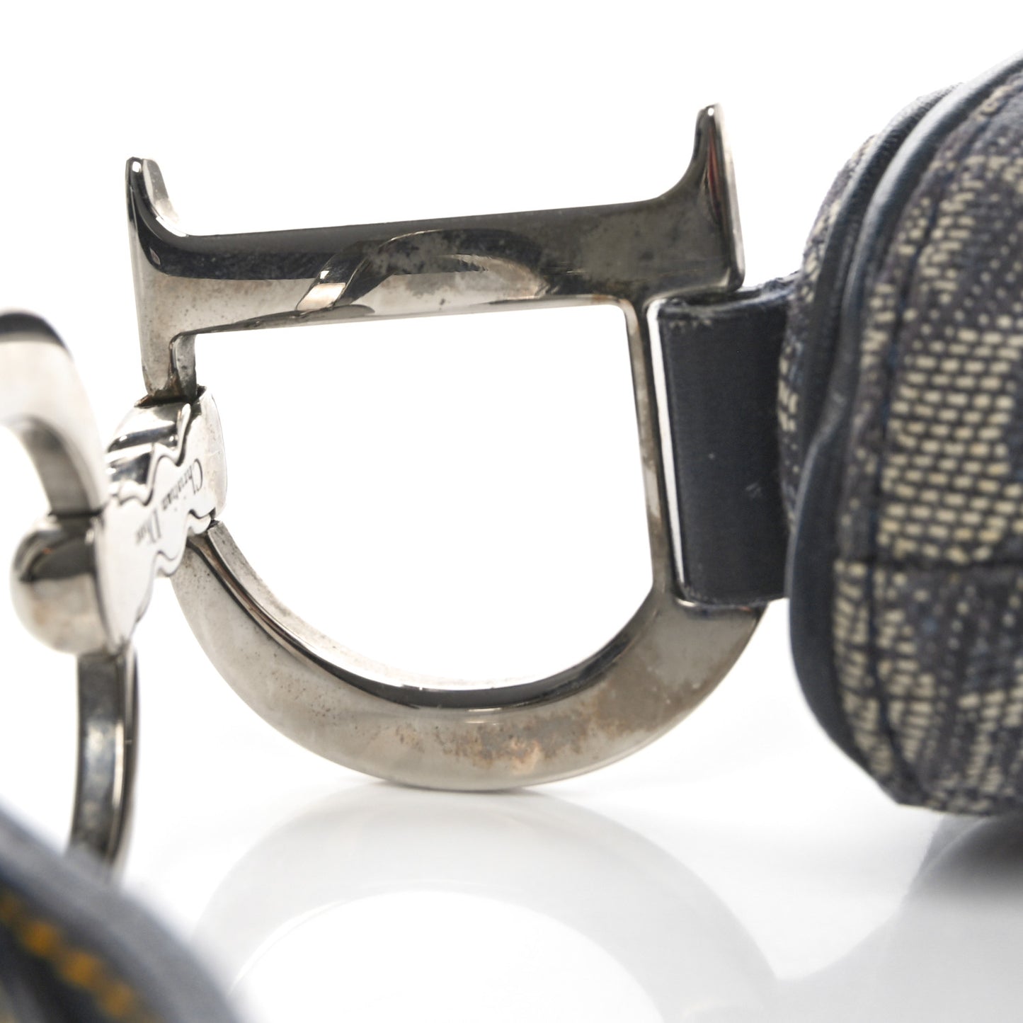 Monogram Saddle Bag Blue