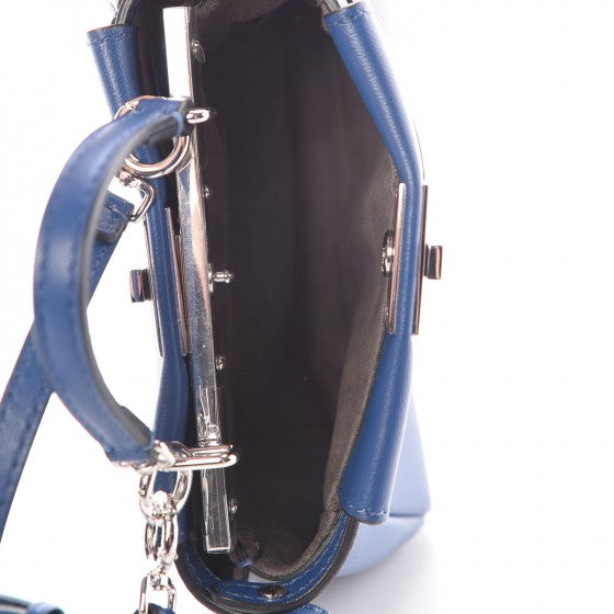 Fendi Shiny Nappa Micro Peekaboo Iconic Satchel Iris 5 of 7