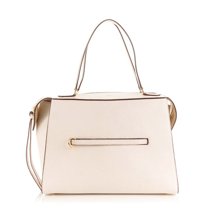 Celine Bullhide Calfskin Medium Ring Bag White 1 of 7