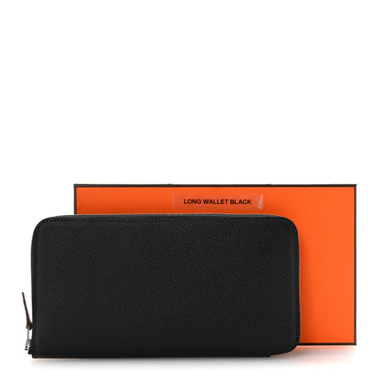 Hermes Epsom Silk'In Wallet Black 8 of 8