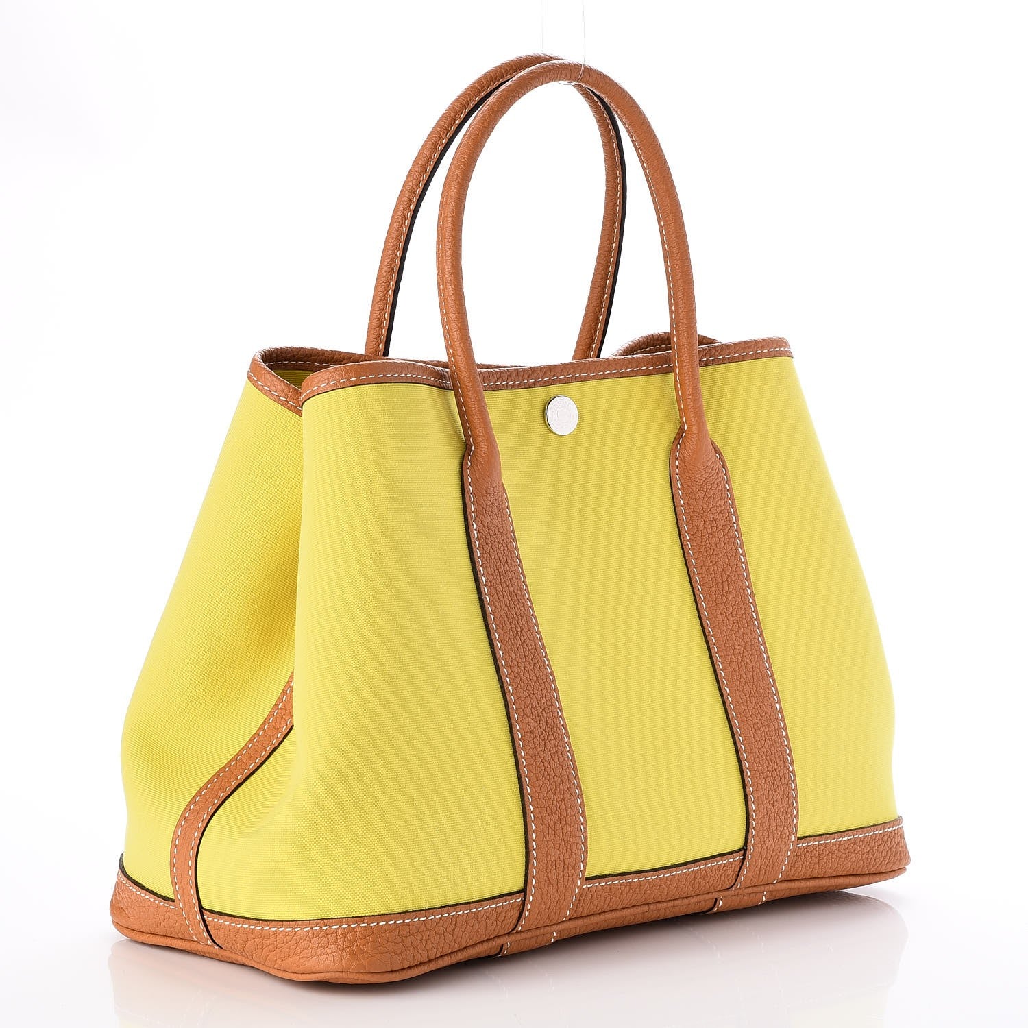 Hermes Toile Officier Negonda Garden Party 30 TPM Lime Toffee 3 of 7