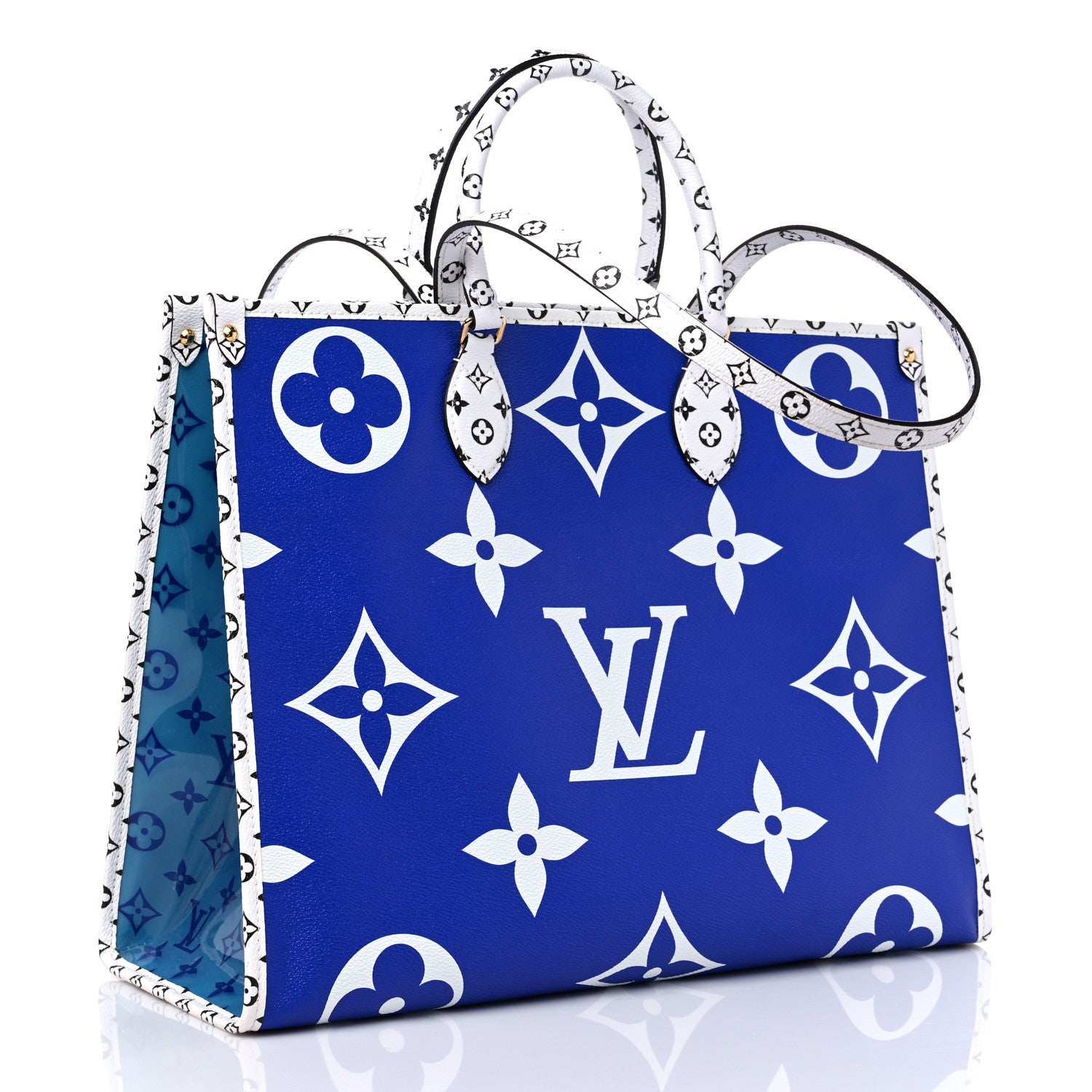Louis Vuitton Monogram Giant Capri Onthego Blue 3 of 10
