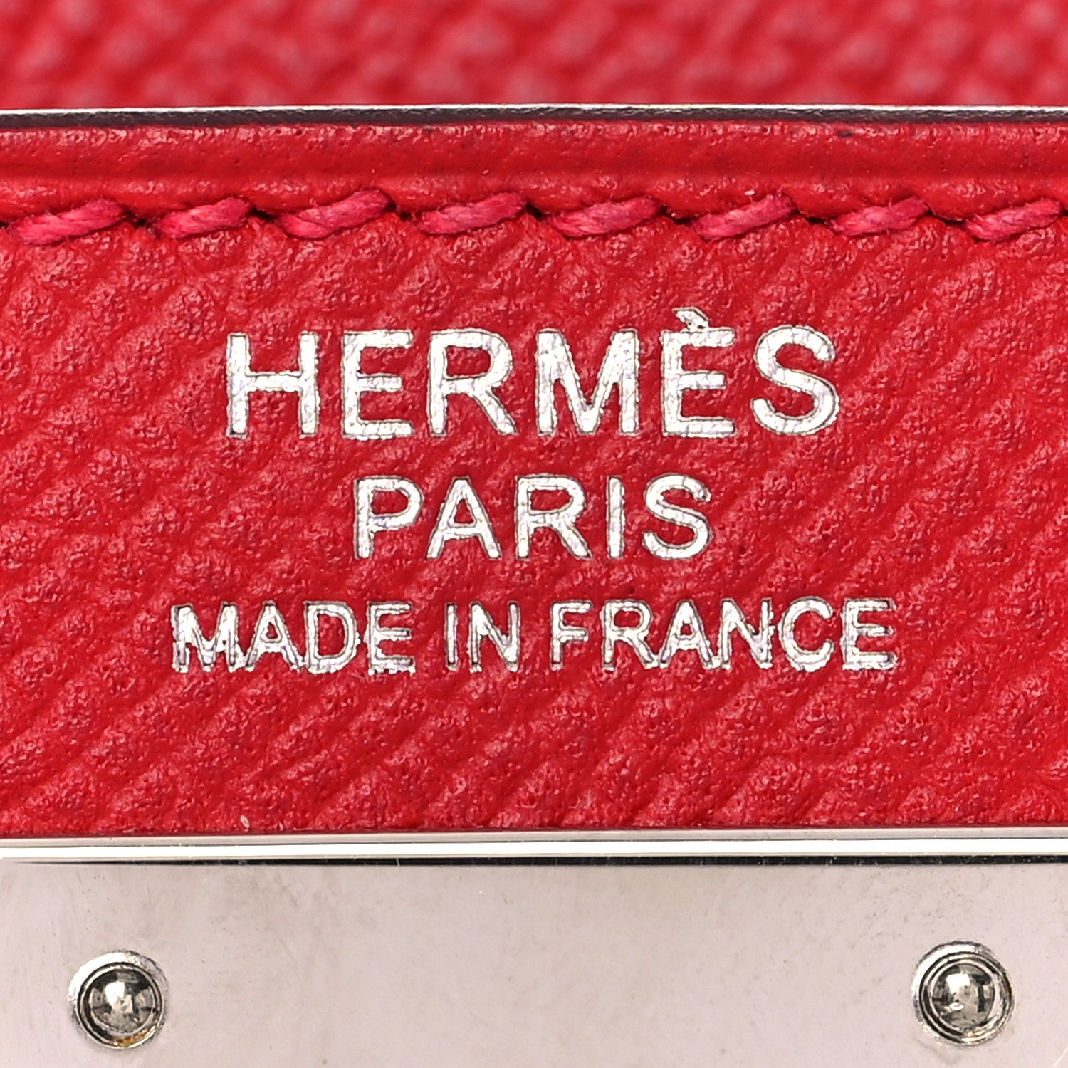 Hermes Epsom Kelly Sellier 32 Rouge Casaque 24 of 45
