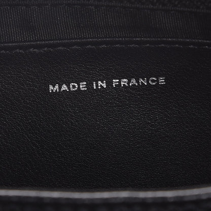 Chanel Caviar Half Moon Wallet On Chain WOC Black 7 of 8