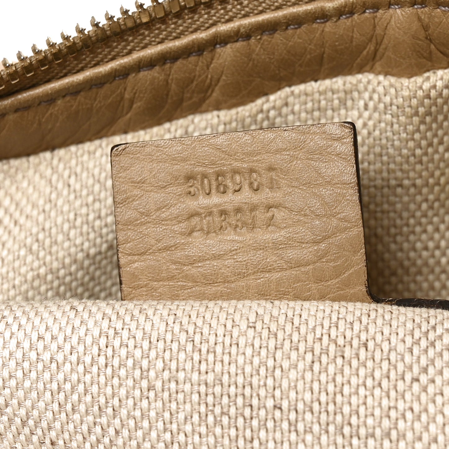 Pebbled Calfskin Medium Soho Chain Hobo Camelia
