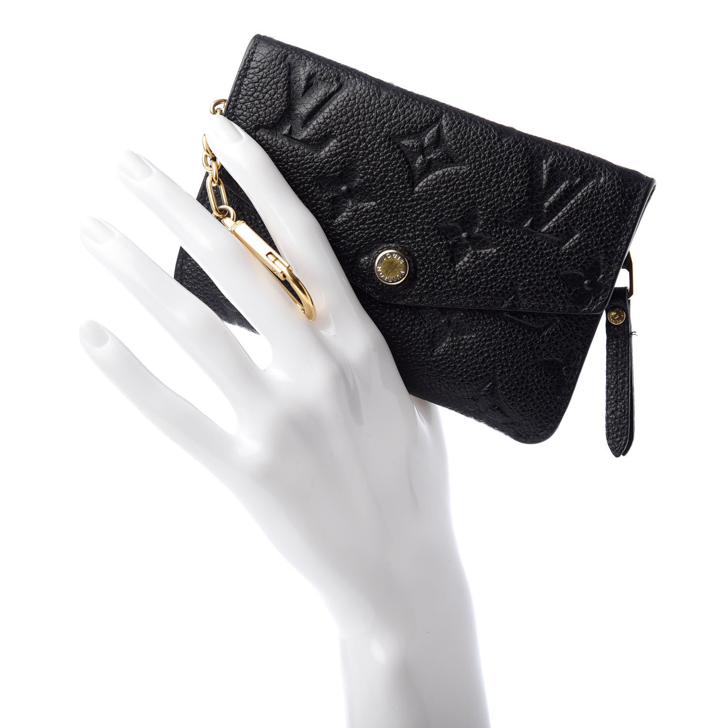 Louis Vuitton Empreinte Key Pouch Black 2 of 8