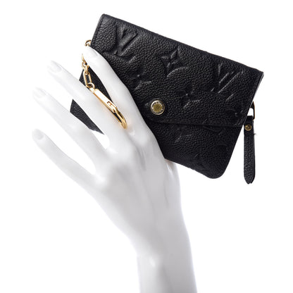 Louis Vuitton Empreinte Key Pouch Black 2 of 8