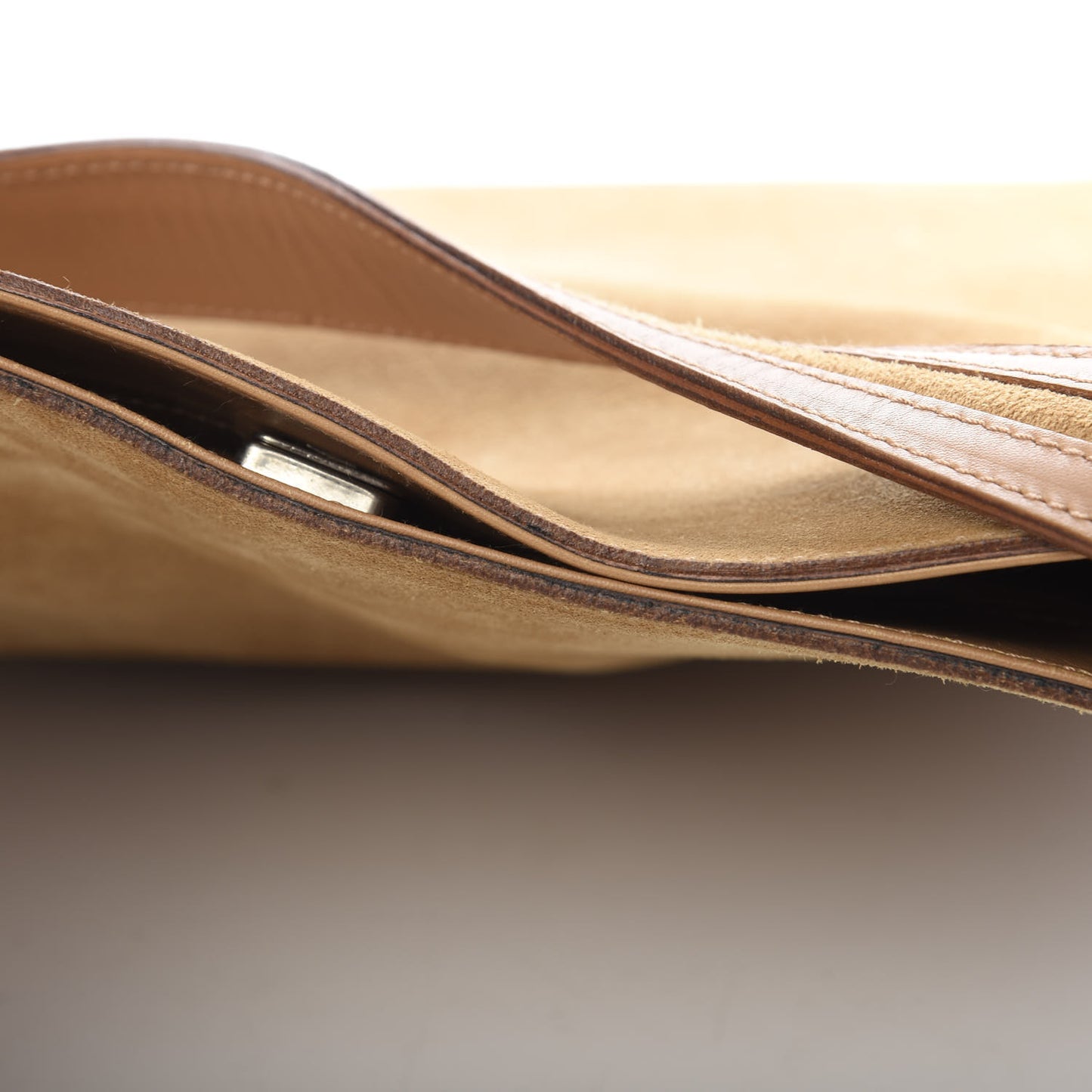 Suede Shoulder Bag Brown