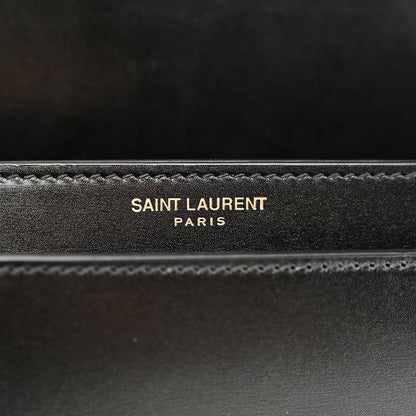 Saint Laurent Box Calfskin Voltaire Top Handle Crossbody Bag Black 7 of 10