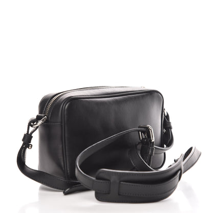 Prada Soft Calfskin Camera Crossbody Bag Black 3 of 10