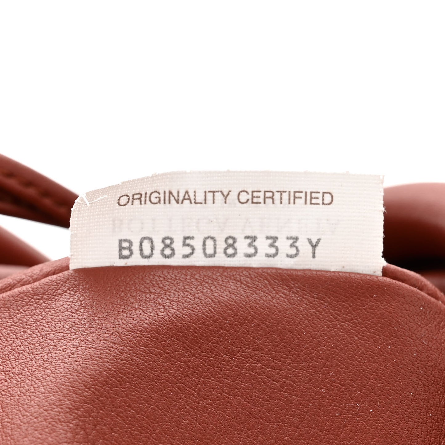 Butter Calfskin The Mini Pouch Rust