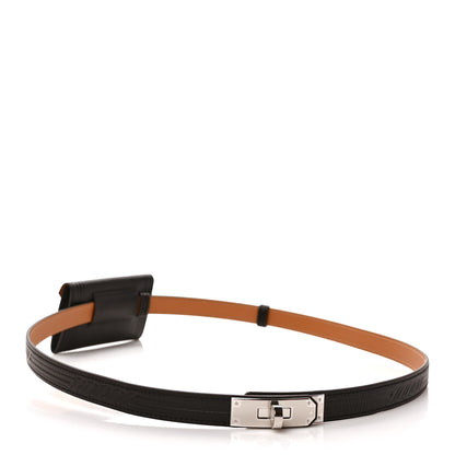 Hermes Epsom Quadrige Kelly Pocket 18 Belt Black 2 of 6