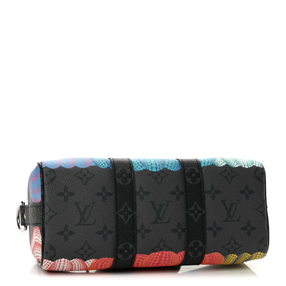 Louis Vuitton LV X YK Monogram Eclipse Reverse Pumpkin Keepall Bandouliere 25 Multicolor 4 of 10