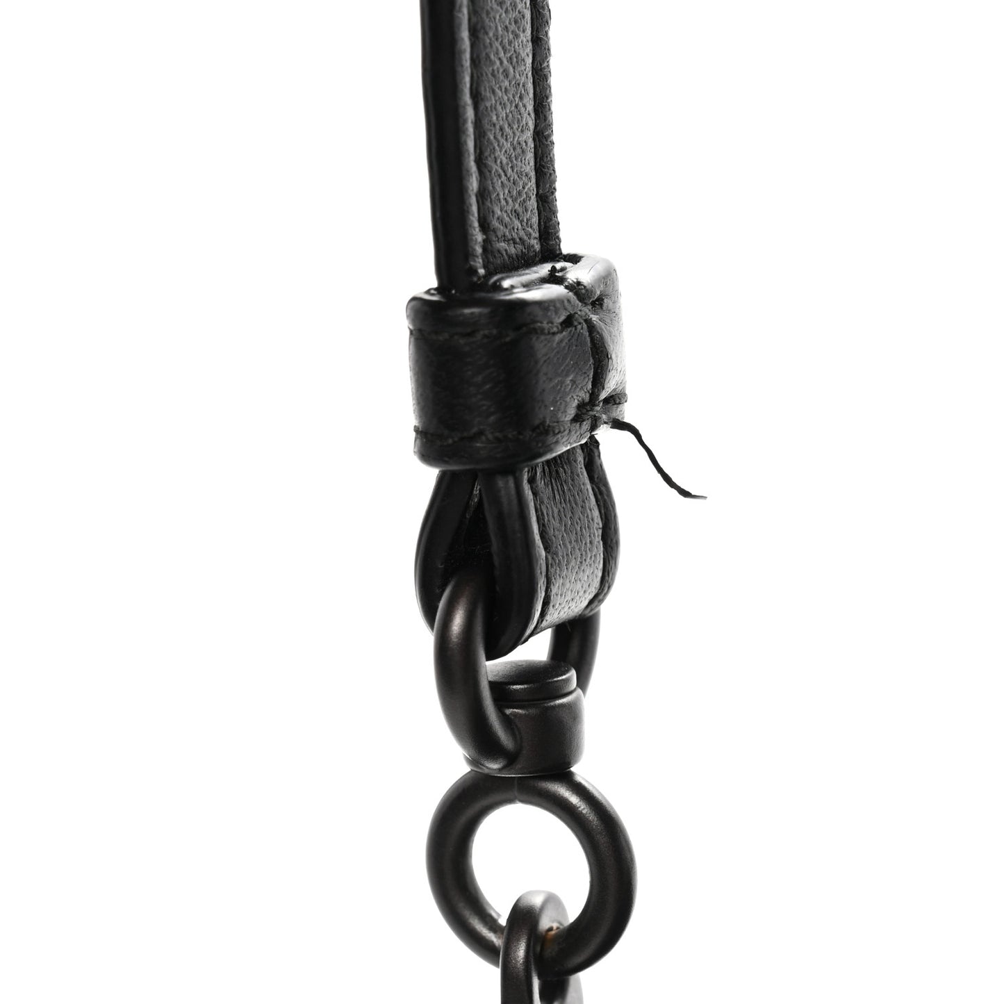 Nappa Intrecciato Crossbody Messenger Black