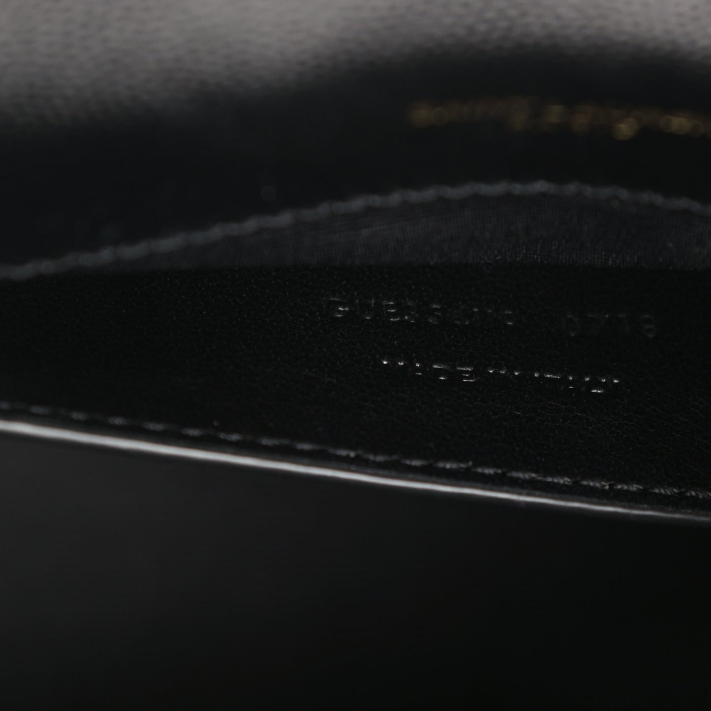 Grain De Poudre Medium Classic Monogram Kate Satchel Black