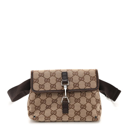 Gucci GG Monogram Flight Belt Bag Dark Brown 1 of 9