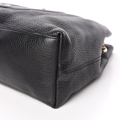 Gucci Pebbled Calfskin Medium Soho Chain Shoulder Bag Black 9 of 10