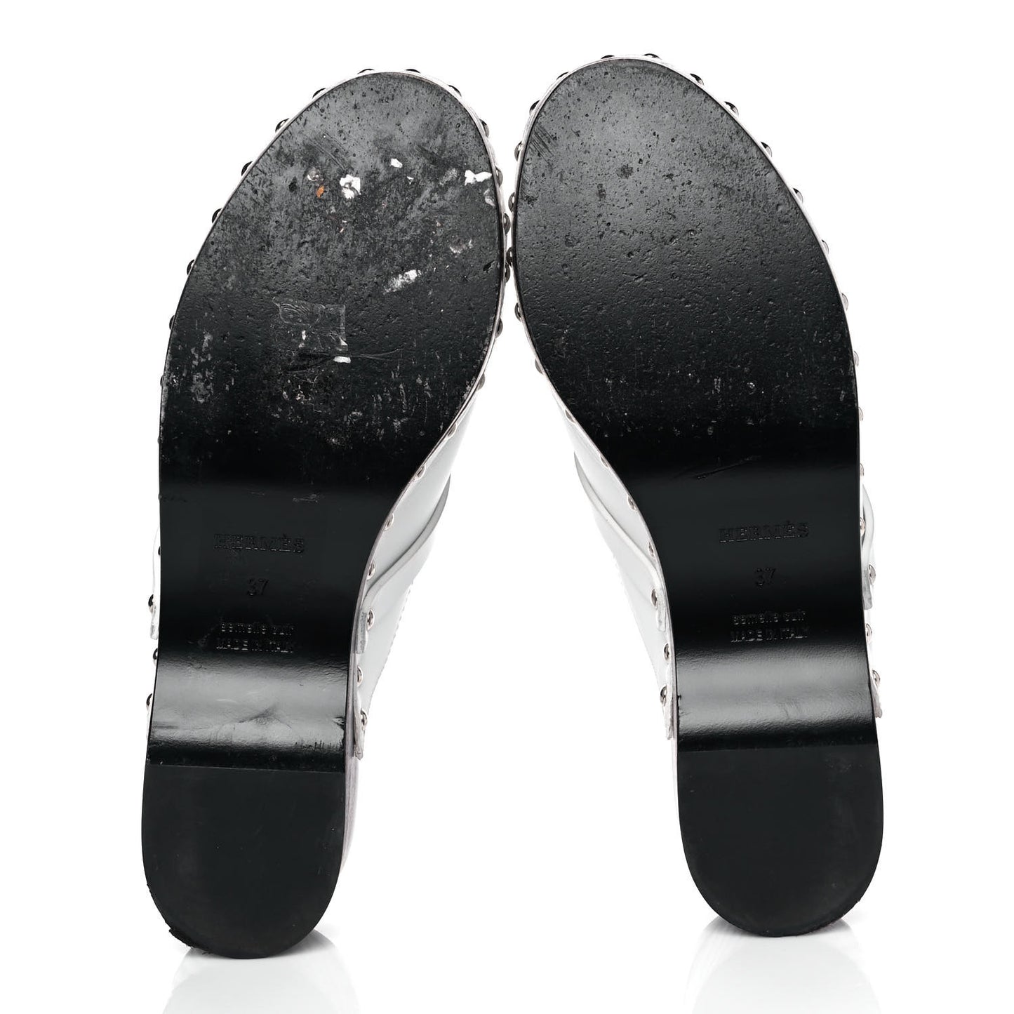 Calfskin Carlotta Mules 37 White