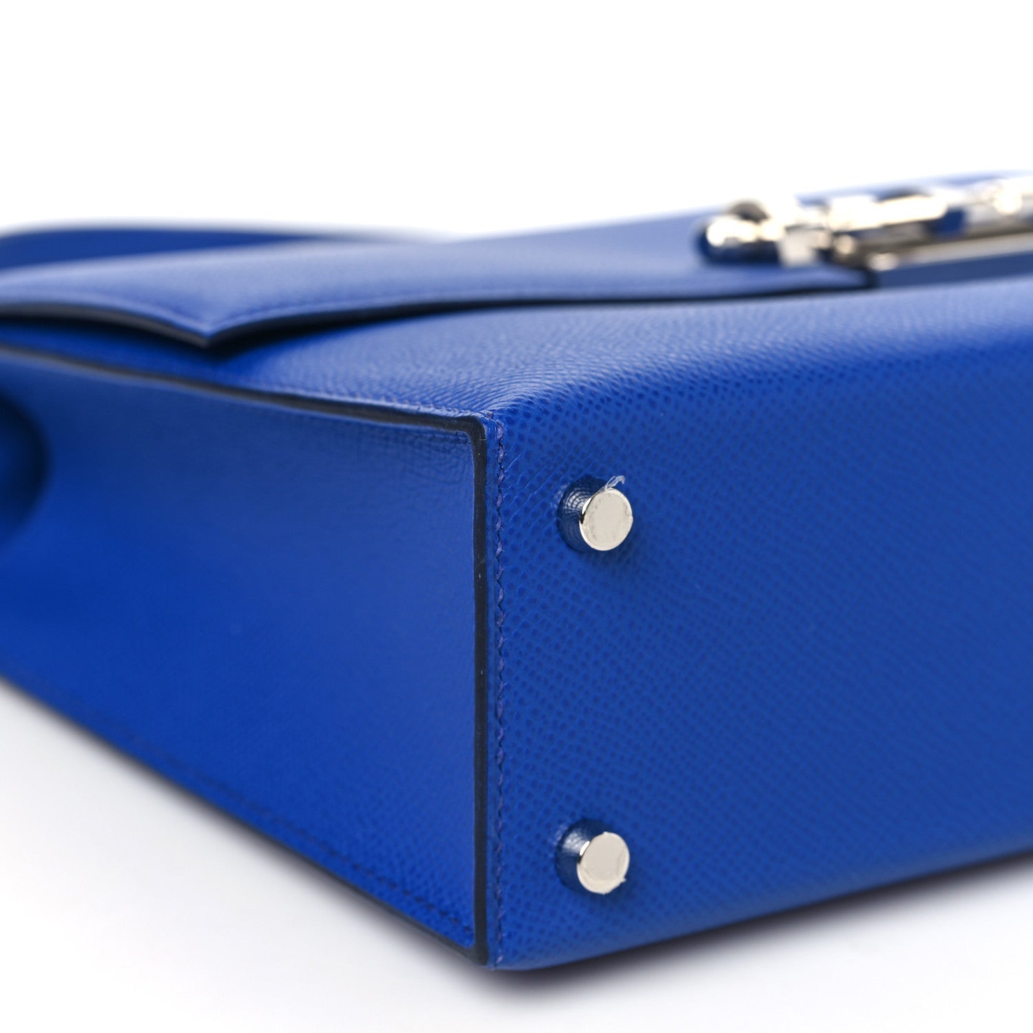 Hermes Epsom Verrou 21 Bleu Electrique 9 of 10