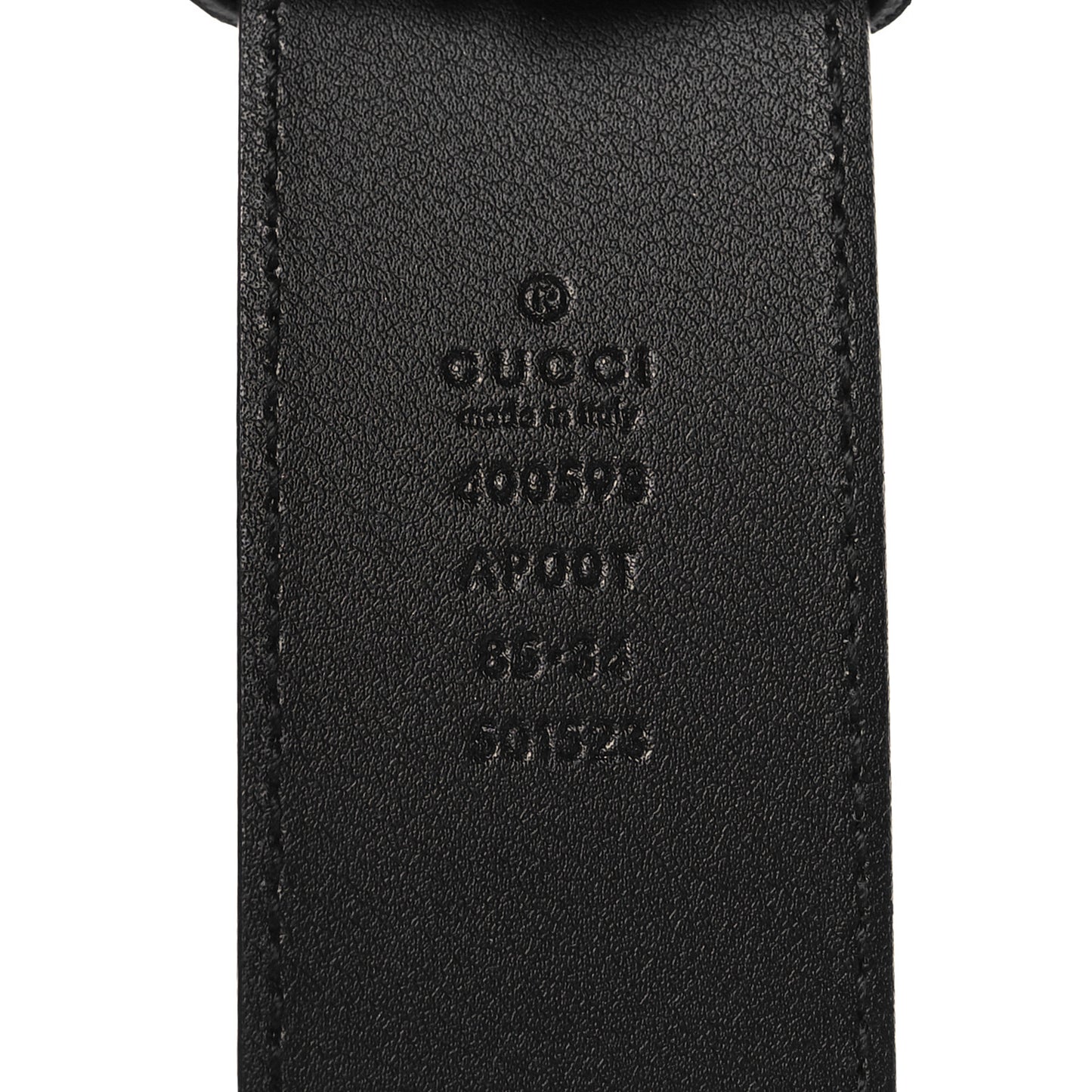 Calfskin Double G 40mm Belt 85 34 Black