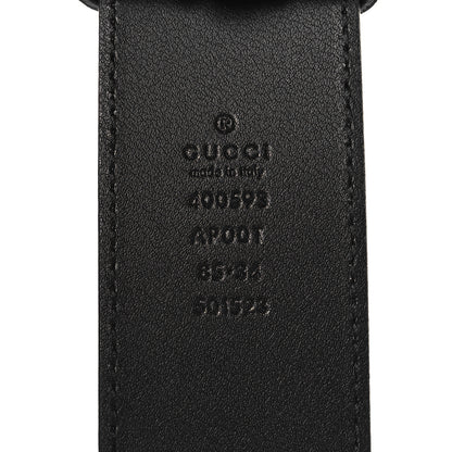 Gucci Calfskin Double G 40mm Belt 85 34 Black 3 of 5