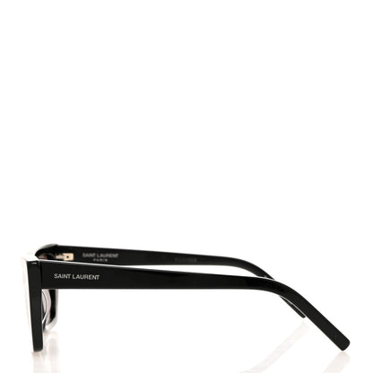 Saint Laurent Acetate Mica Cat Eye Sunglasses SL 276 Black 3 of 8