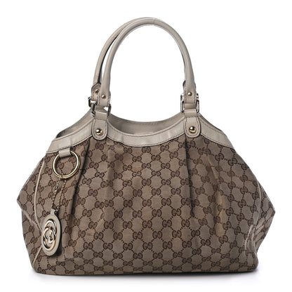 Gucci Monogram Medium Sukey Tote Off White 1 of 4