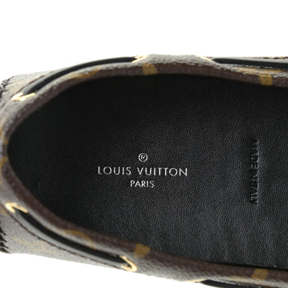 Louis Vuitton Patent Reverse Monogram Gloria Loafers 39 9 of 12