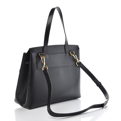 Mansur Gavriel Calfskin Lady Bag Black Flamma 3 of 7