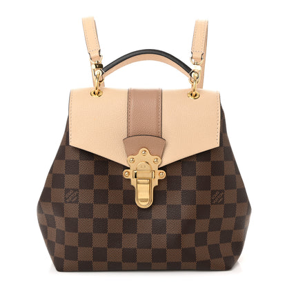 Louis Vuitton Damier Ebene Clapton Backpack Creme 1 of 11