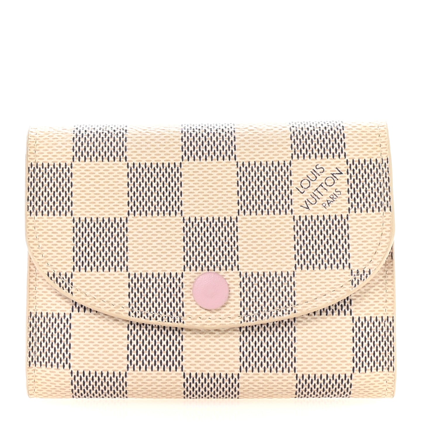 Damier Azur Rosalie Coin Purse Rose Ballerine