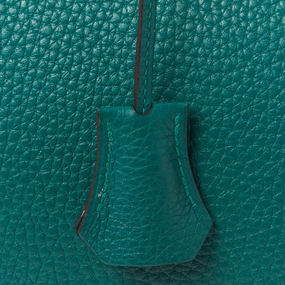Hermes Taurillon Clemence Birkin 35 Malachite 27 of 30