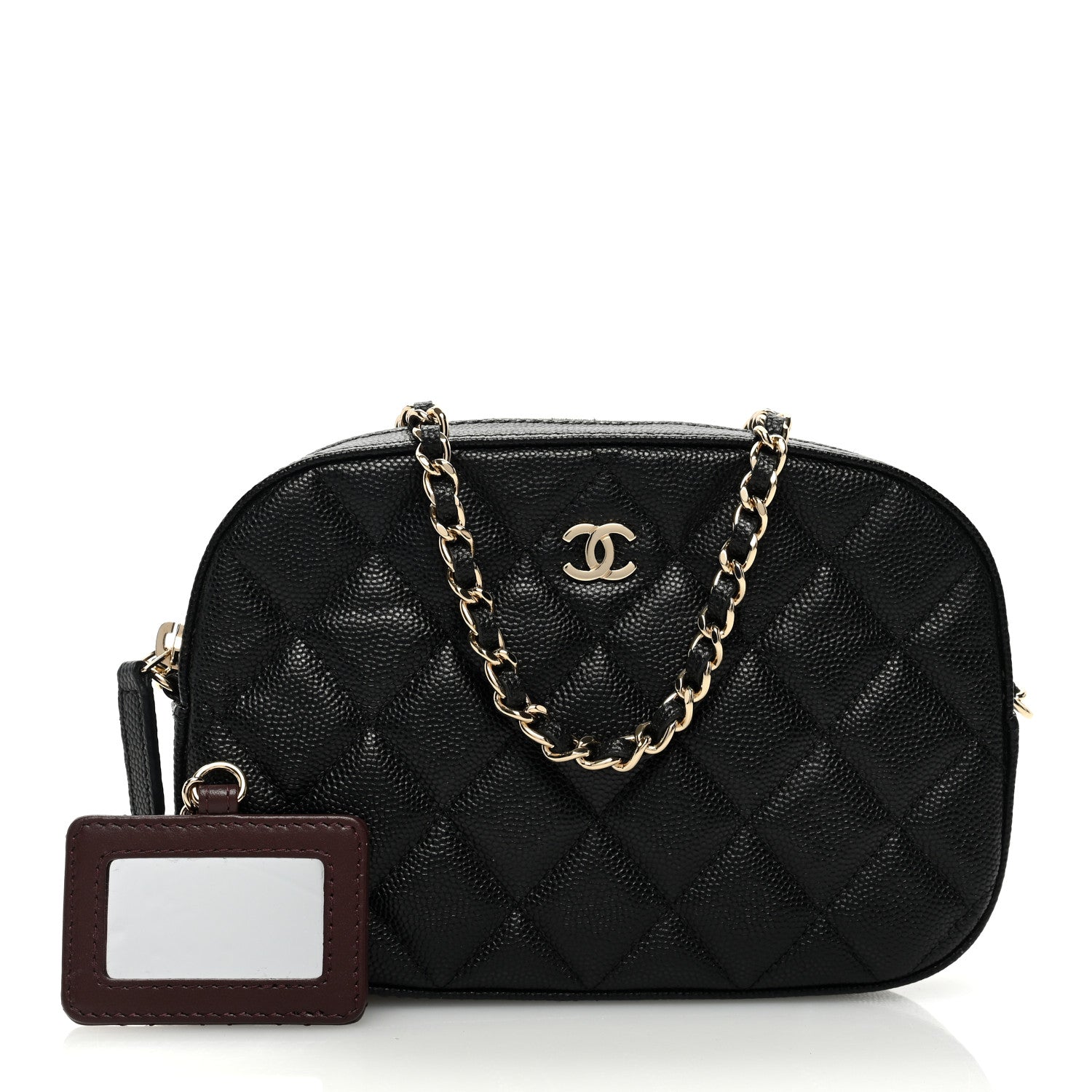 Chanel Caviar Quilted Vanity With Chain Black 3 of 11