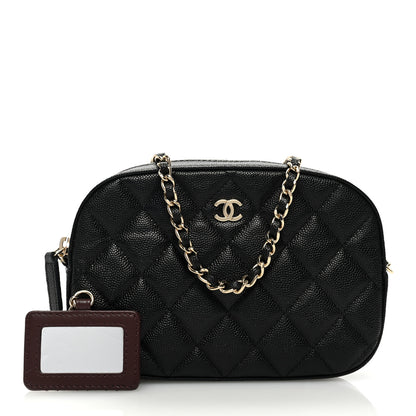 Chanel Caviar Quilted Vanity With Chain Black 3 of 11
