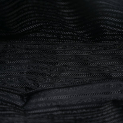Prada Tessuto Nylon Saffiano Vela Quilted Backpack Black 5 of 9
