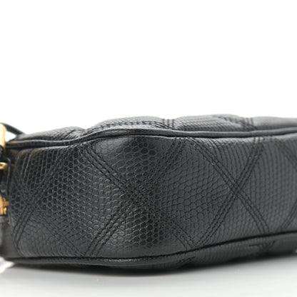 Saint Laurent Lizard Becky Camera Bag Black 9 of 11