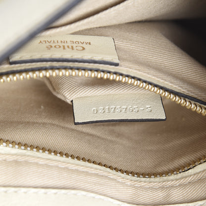 Chloe Suede Calfskin Small Faye Backpack Off White 6 of 15