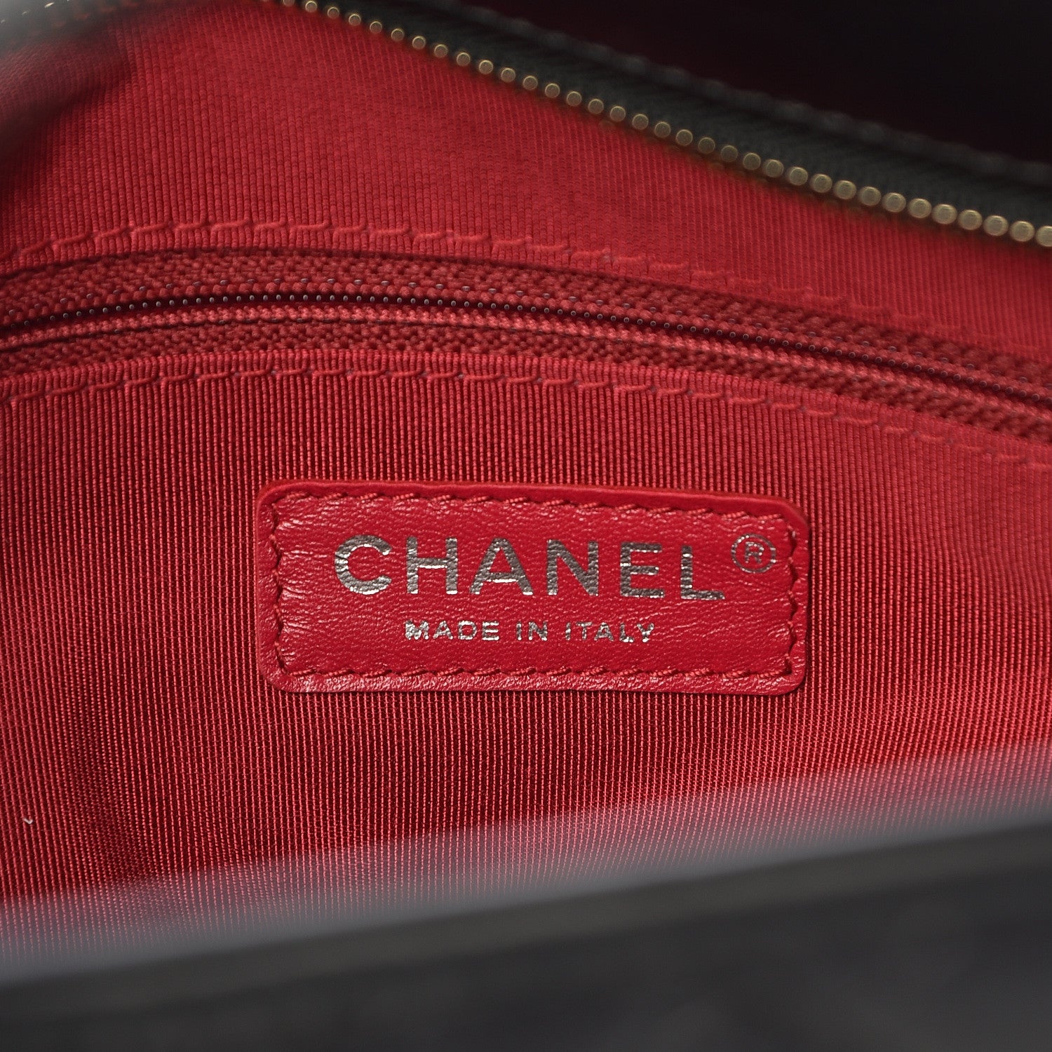 Chanel Aged Calfskin Quilted Large Gabrielle Shopping Tote Black 7 of 12