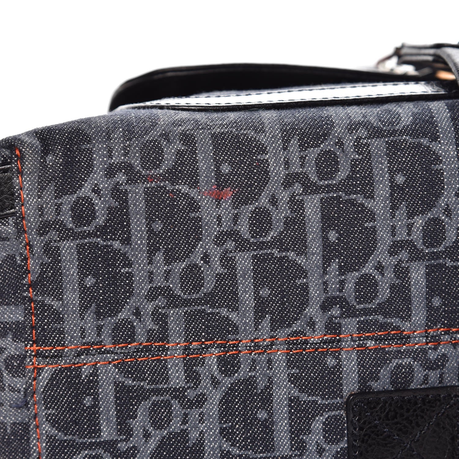 Christian Dior Monogram Flight East West Tote Blue 9 of 9