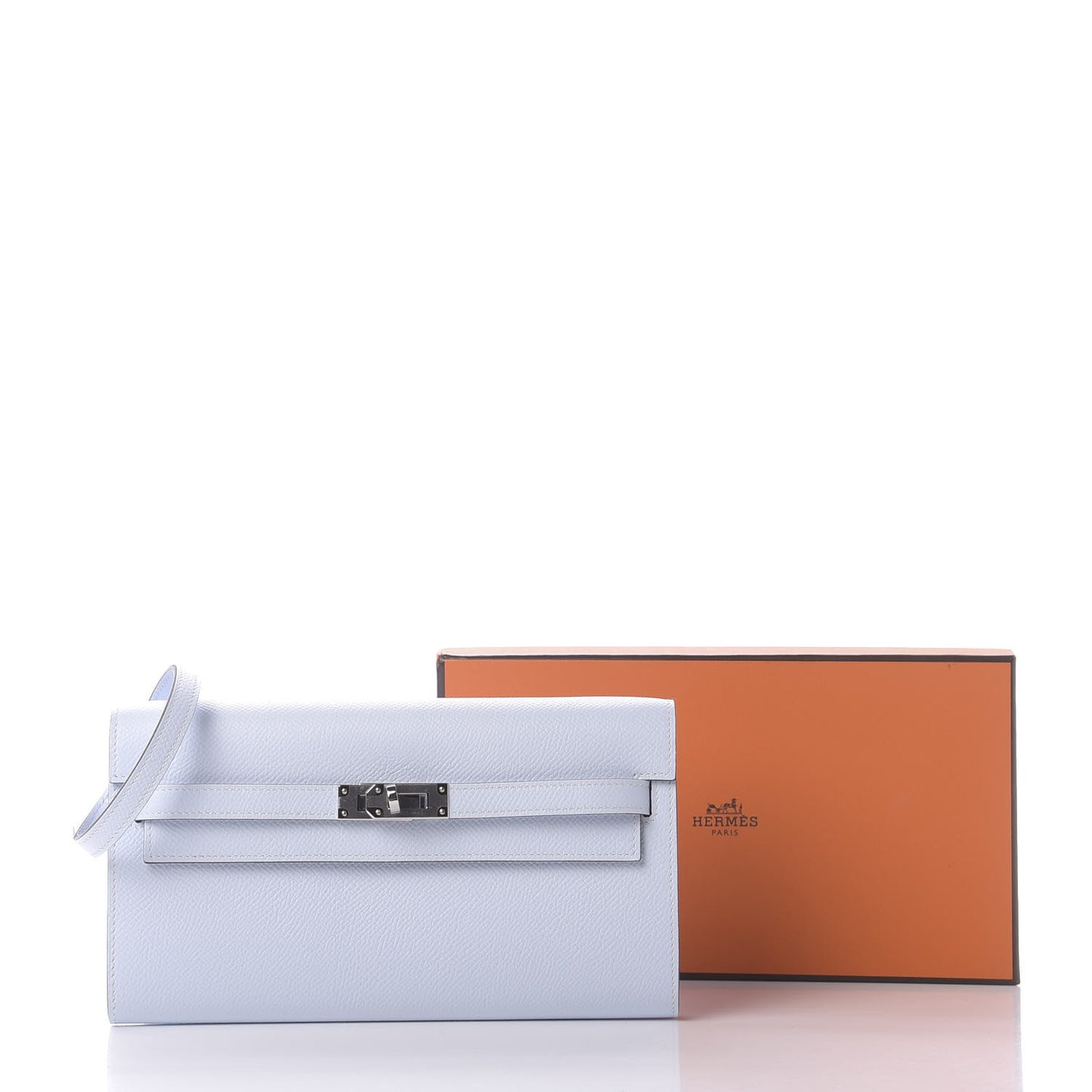 Epsom Kelly Wallet To Go Bleu Brume