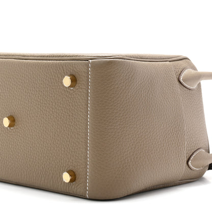 Hermes Taurillon Clemence Lindy 26 Etoupe 10 of 11