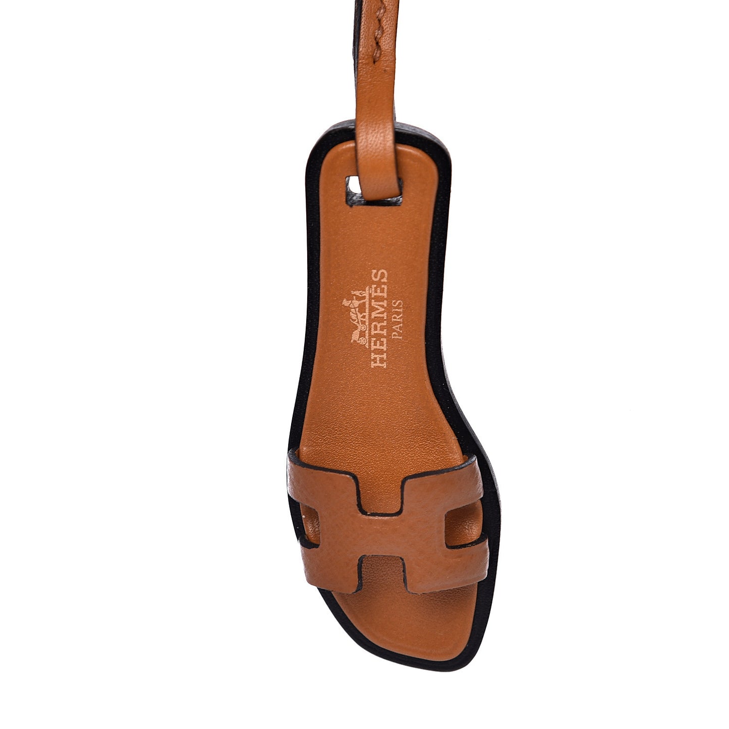 Epsom Butler Calfskin Hunter Oran Nano Bag Charm Gold