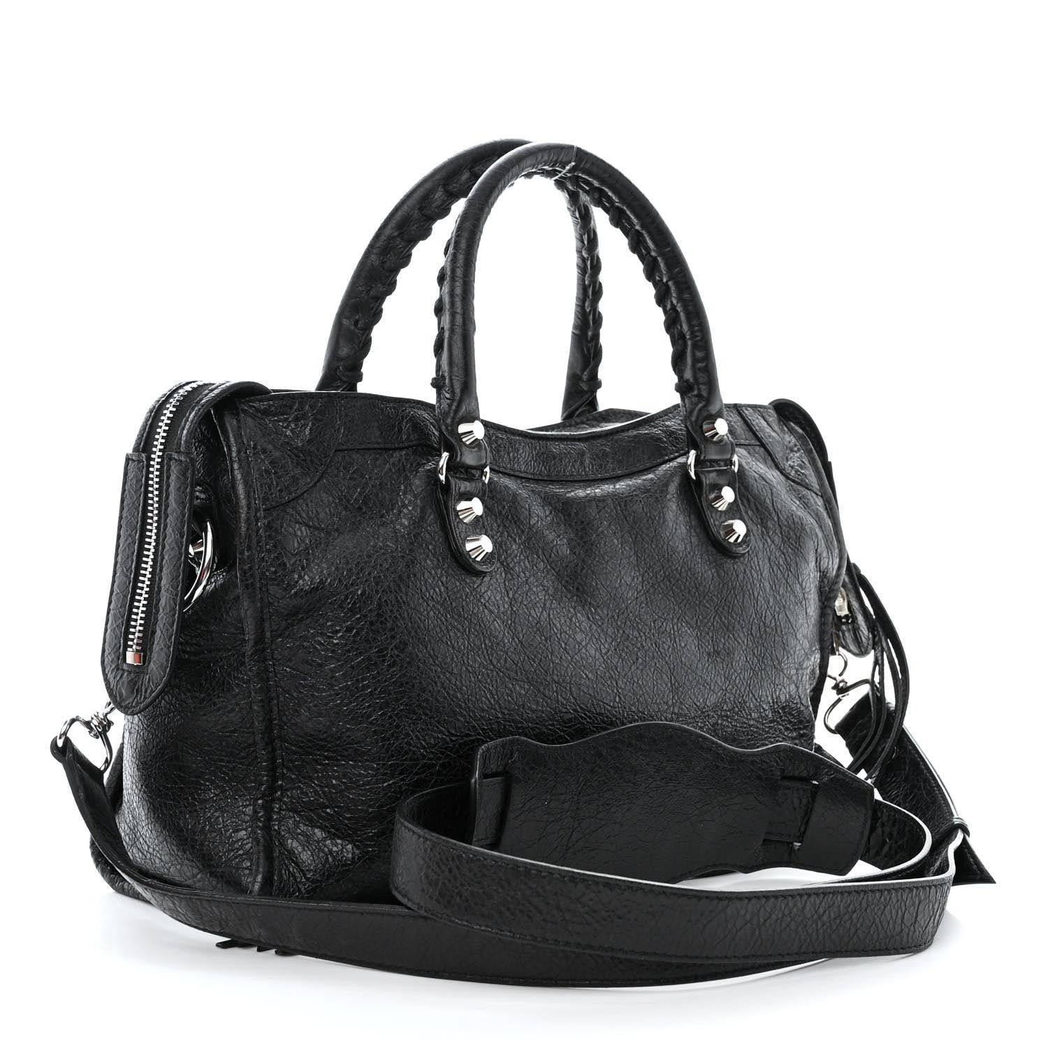 Balenciaga Agneau Classic Silver Hardware S City Black 3 of 10