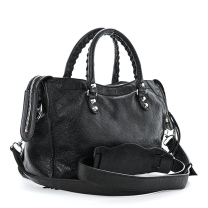 Balenciaga Agneau Classic Silver Hardware S City Black 3 of 10